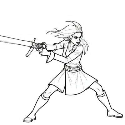 Printable coloring page of Thumb from the Ahsoka category.