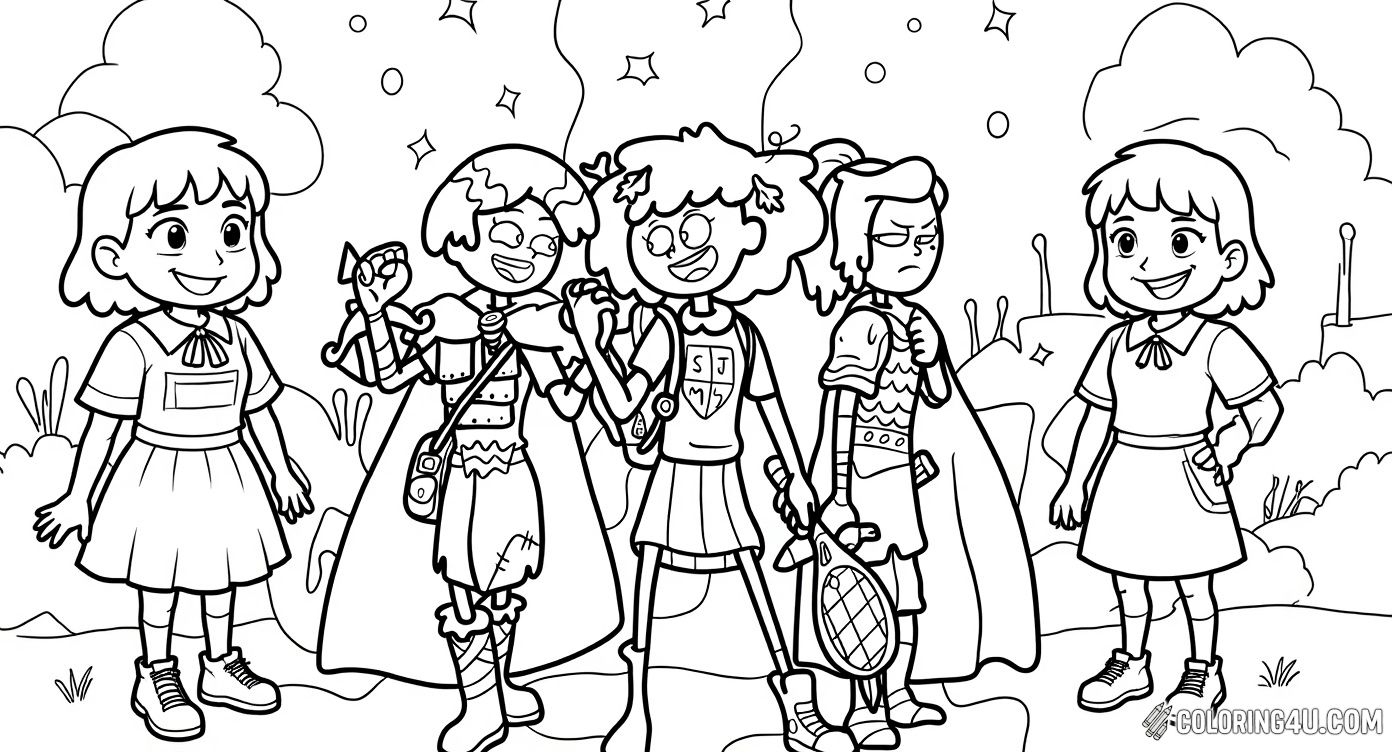 Anne And Friends Ready For Quest