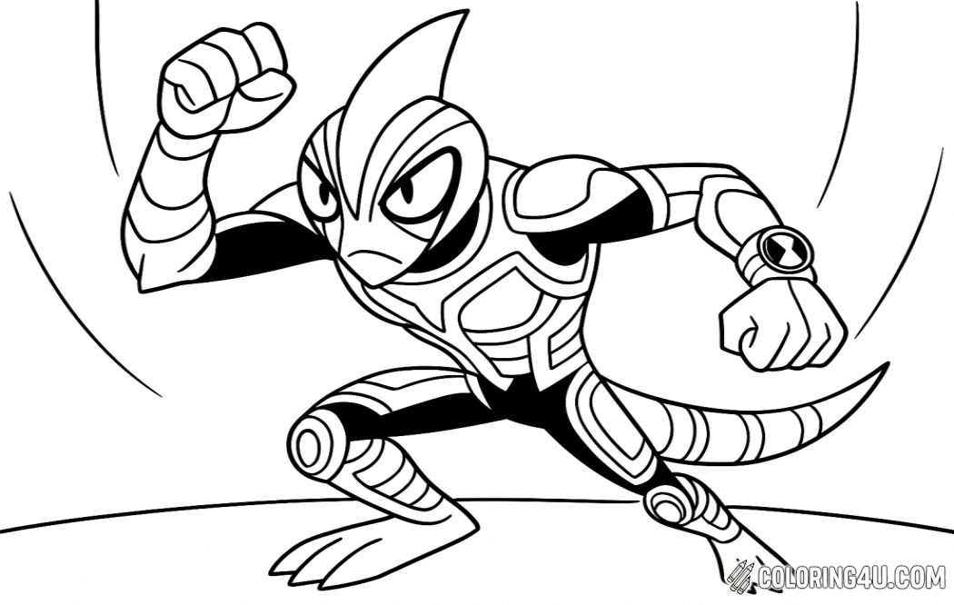 Ben 10 In Alien Hero Costume