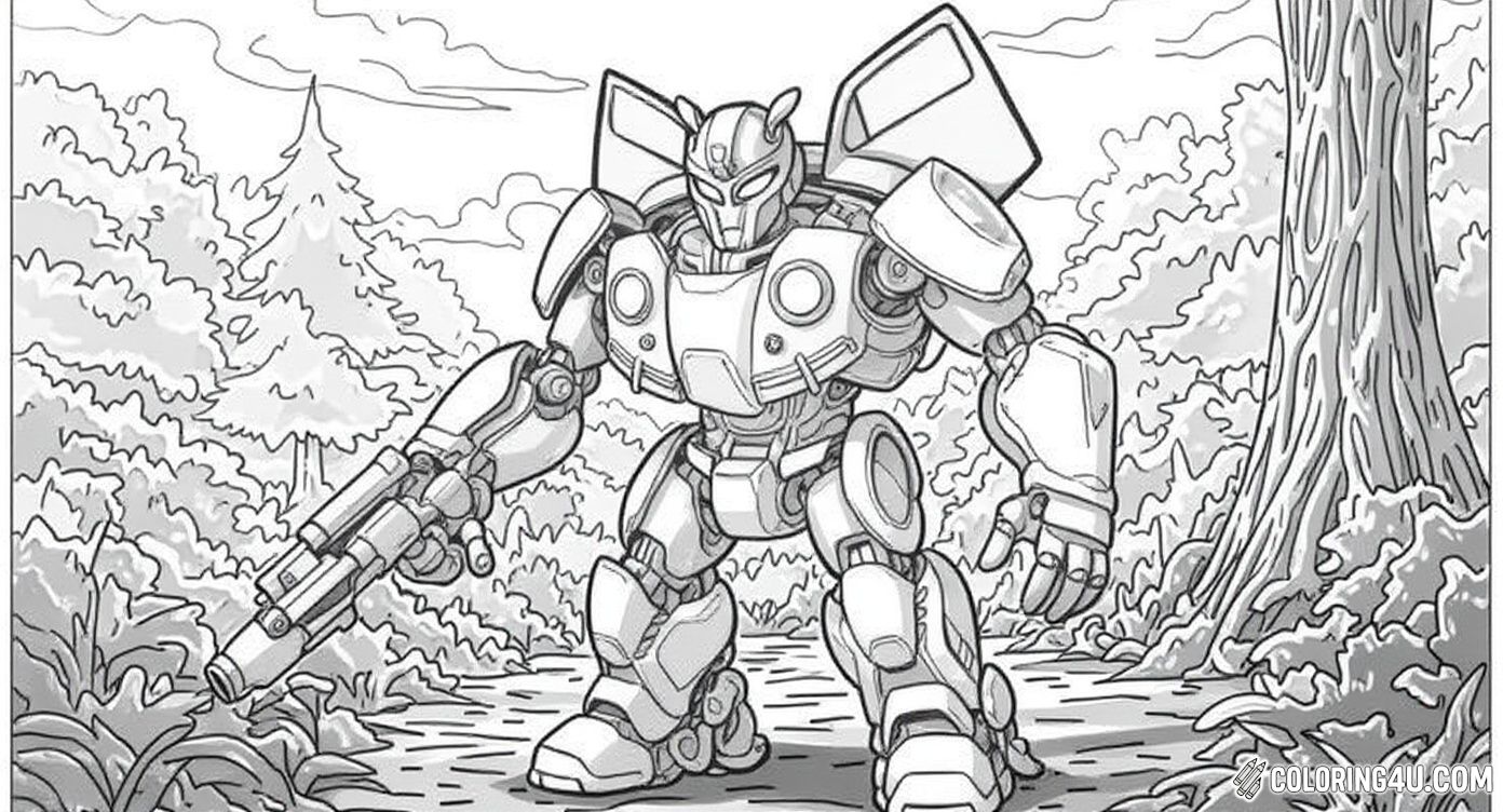 Bumblebee Transformers Movie Robot Forest