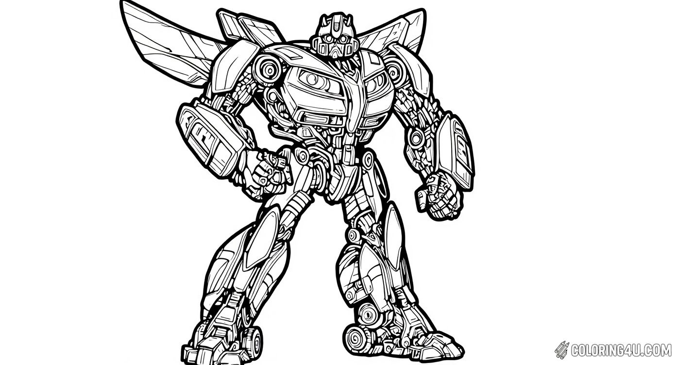 Transformers Bumblebee Robot Heroic Stance