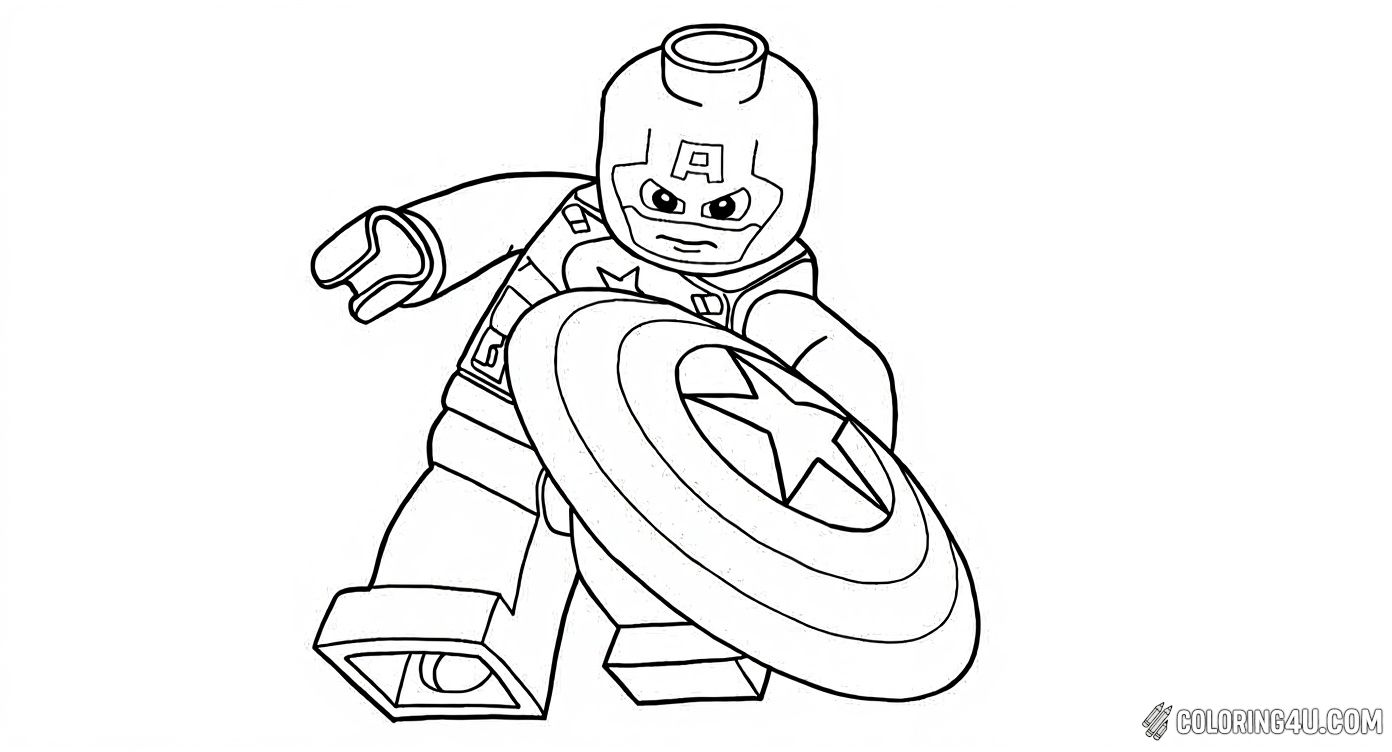 Lego Captain America Ready For Fun Adventure