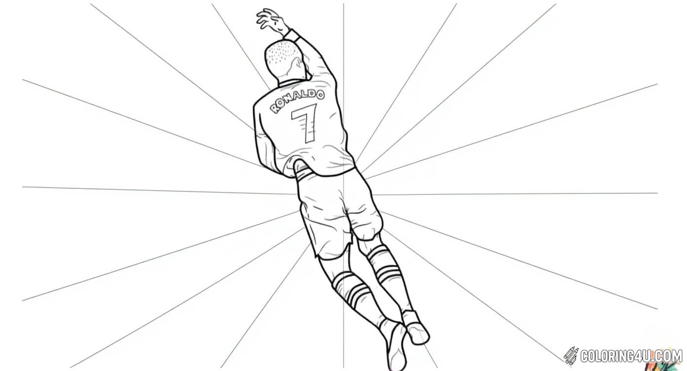 Ronaldo Jersey Number Seven Celebration