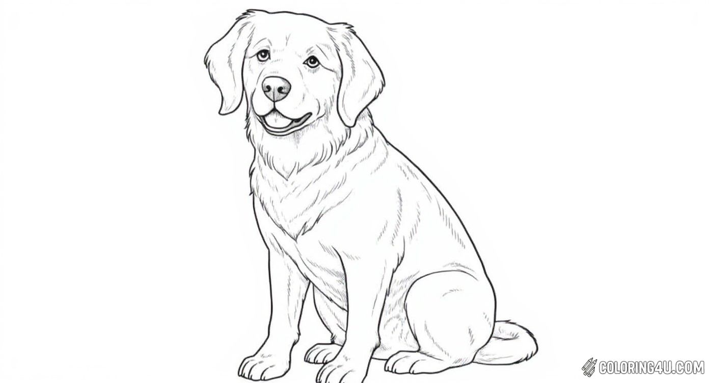 Smiling Golden Retriever Dog