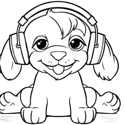 Printable coloring page of Thumb from the Dog category.