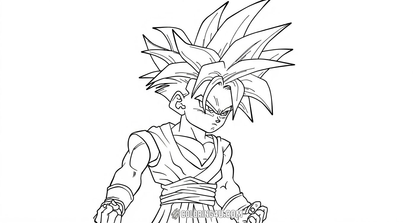 Dragon Ball Z Kid Gohan Power Up