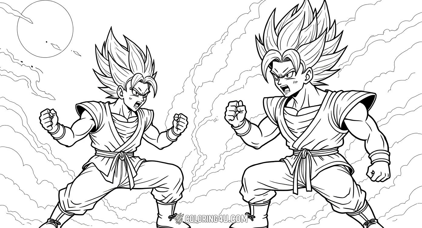 Goku Vs King Piccolo Dragon Ball Z Battle