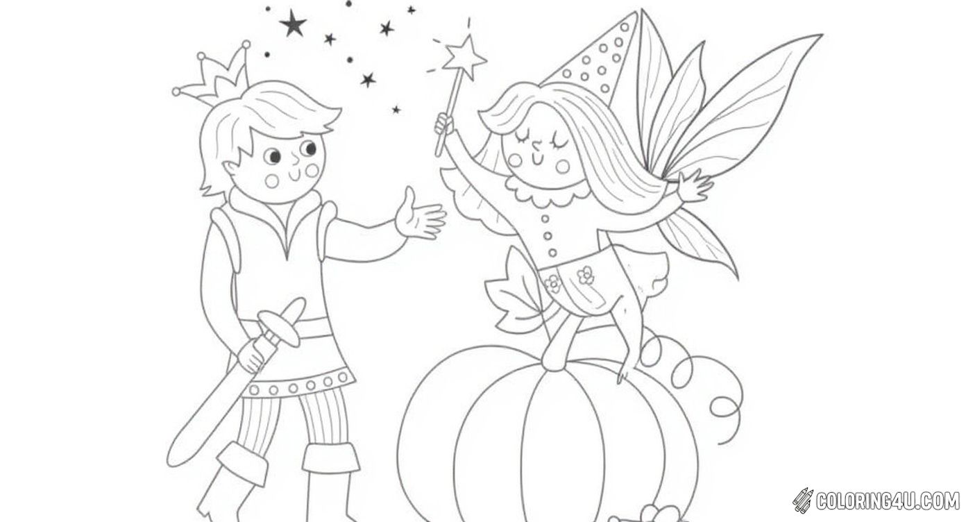 Fairy Tale Prince And Fairy Girl
