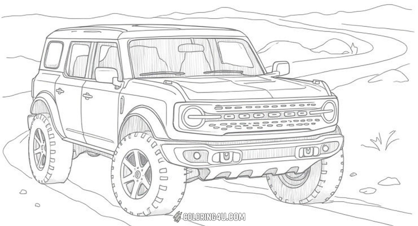 Ford Bronco Suv Off Road Adventure