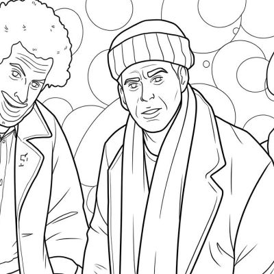 Printable coloring page of Thumb from the Home Alone category.