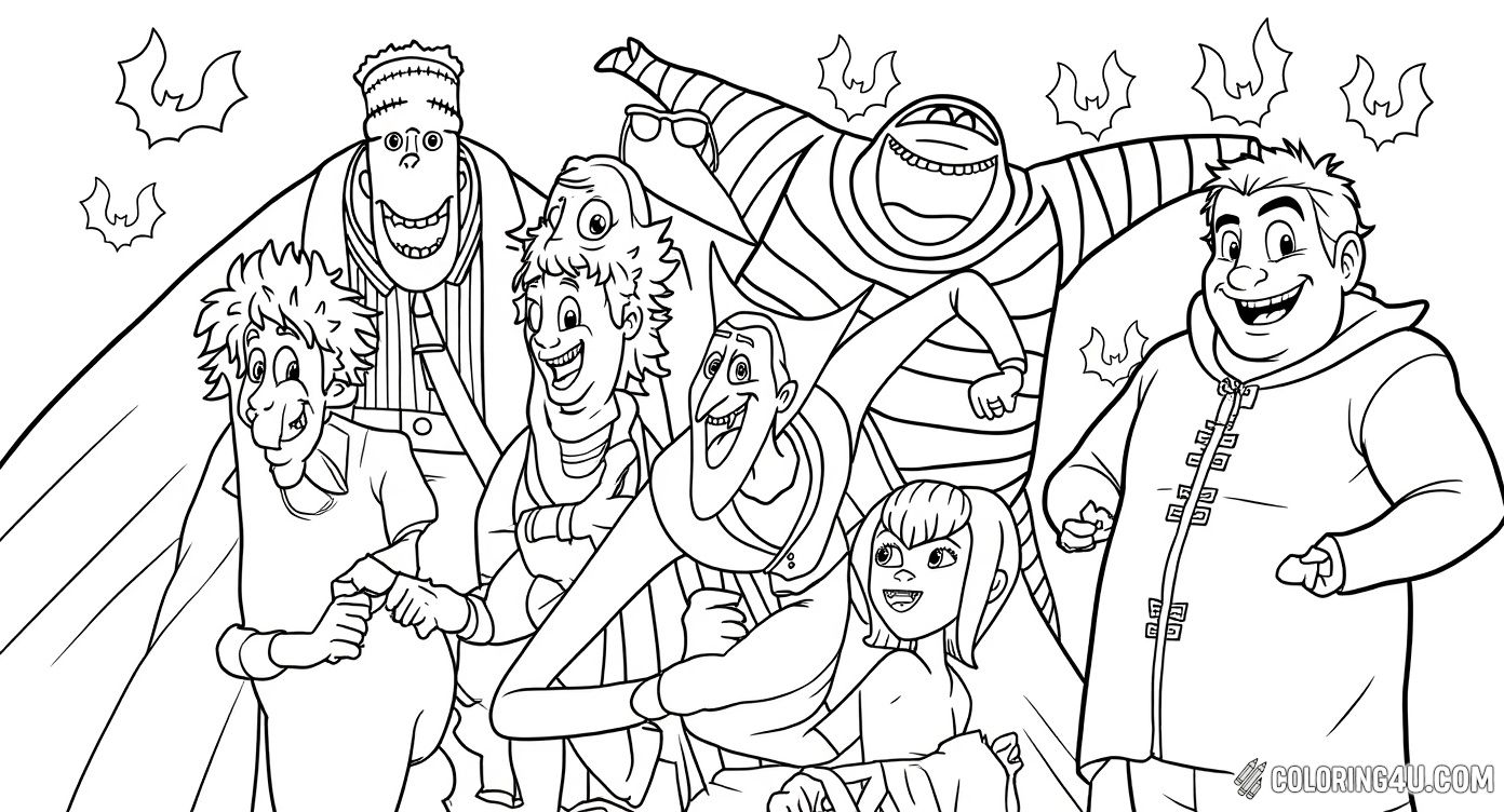 Hotel Transylvania Monster Friends Group