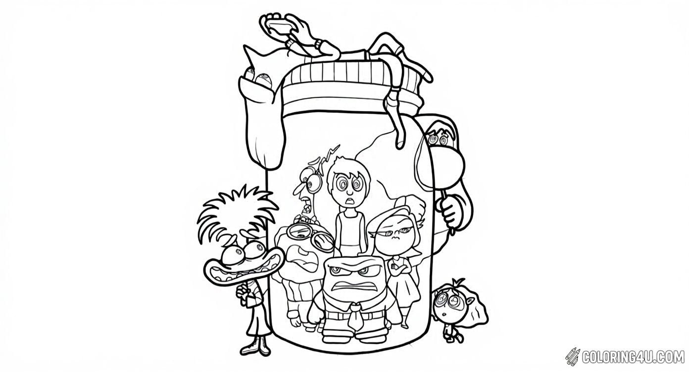 Inside Out Emotions Captured Jar Adventure