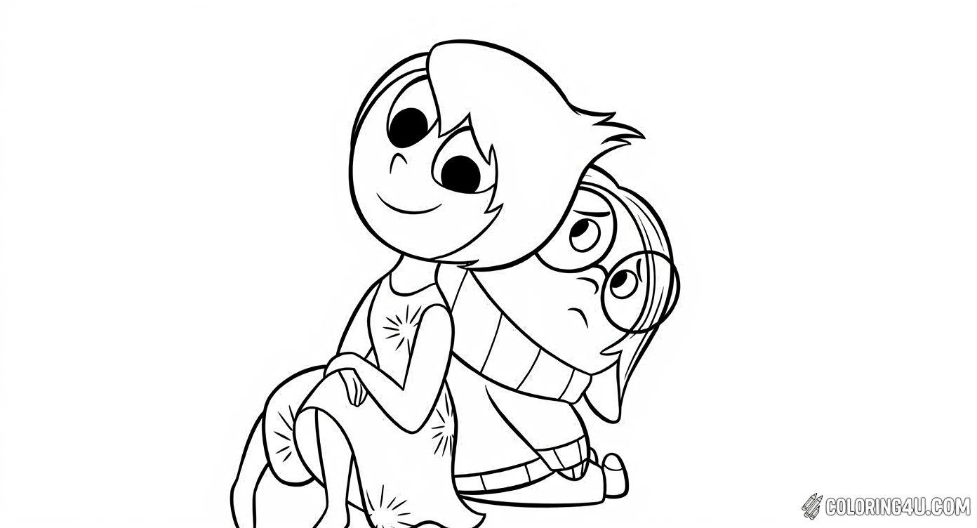 Inside Out Joy And Sadness Back To Back