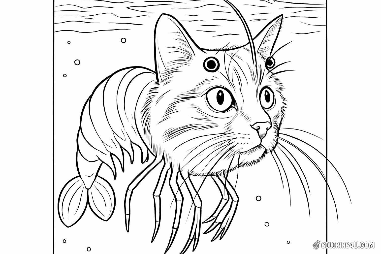 Printable coloring page of Trippi Troppi from the Italian Brainrot category.