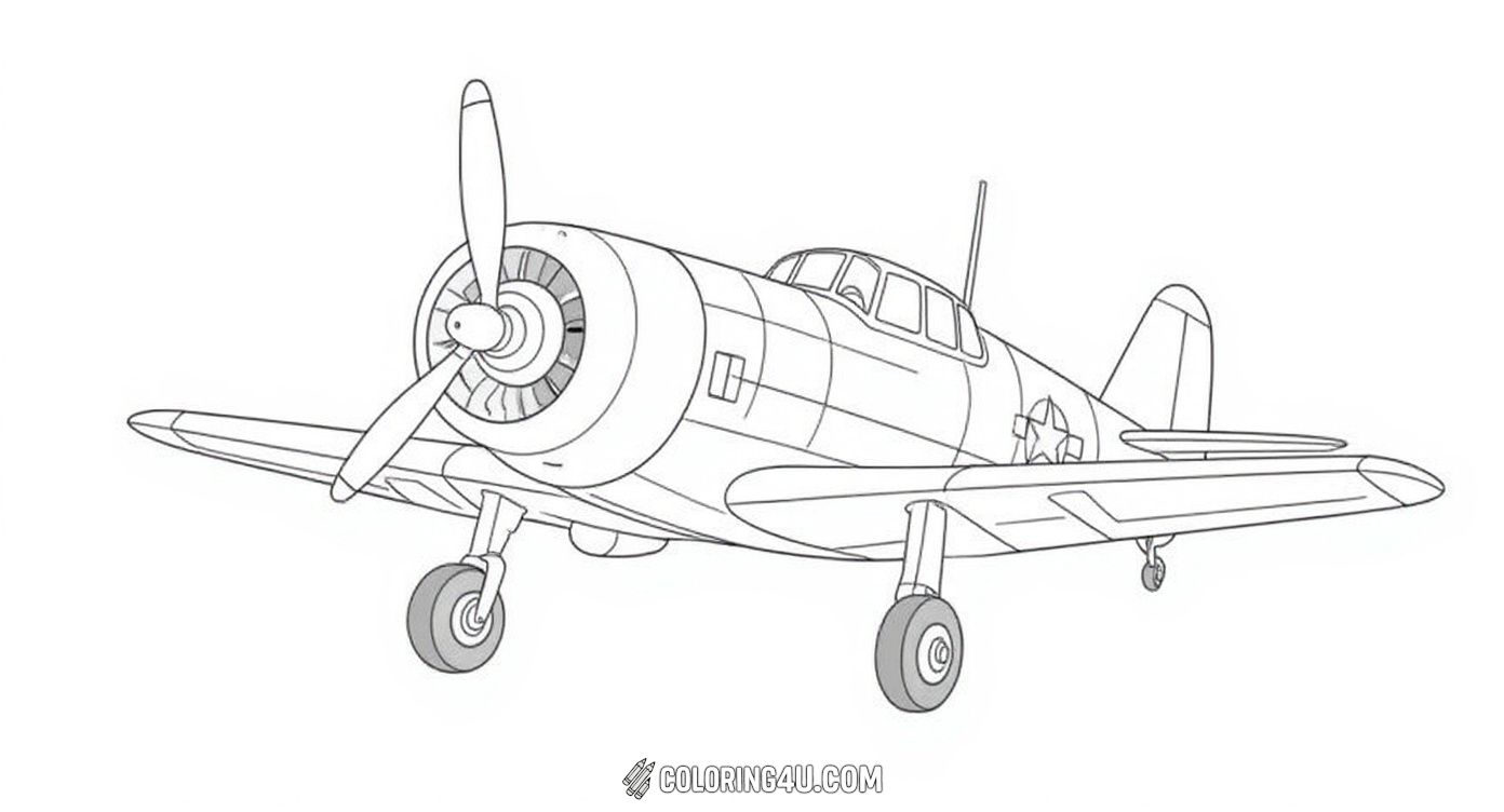 Get ready for takeoff with this exciting coloring page featuring a military plane with a fierce alligator face! Kids can bring energy and color to this daring aircraft, blending the excitement of flight with the wild spirit of an alligator, creating a bold and adventurous image.