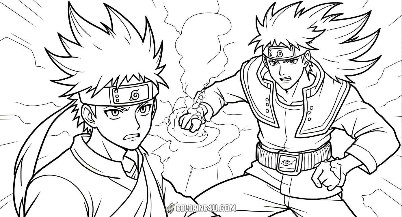 Kakashi Hatake Fighting Spell Naruto