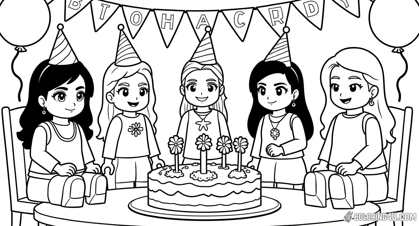 Lego Friends Birthday Party Celebration