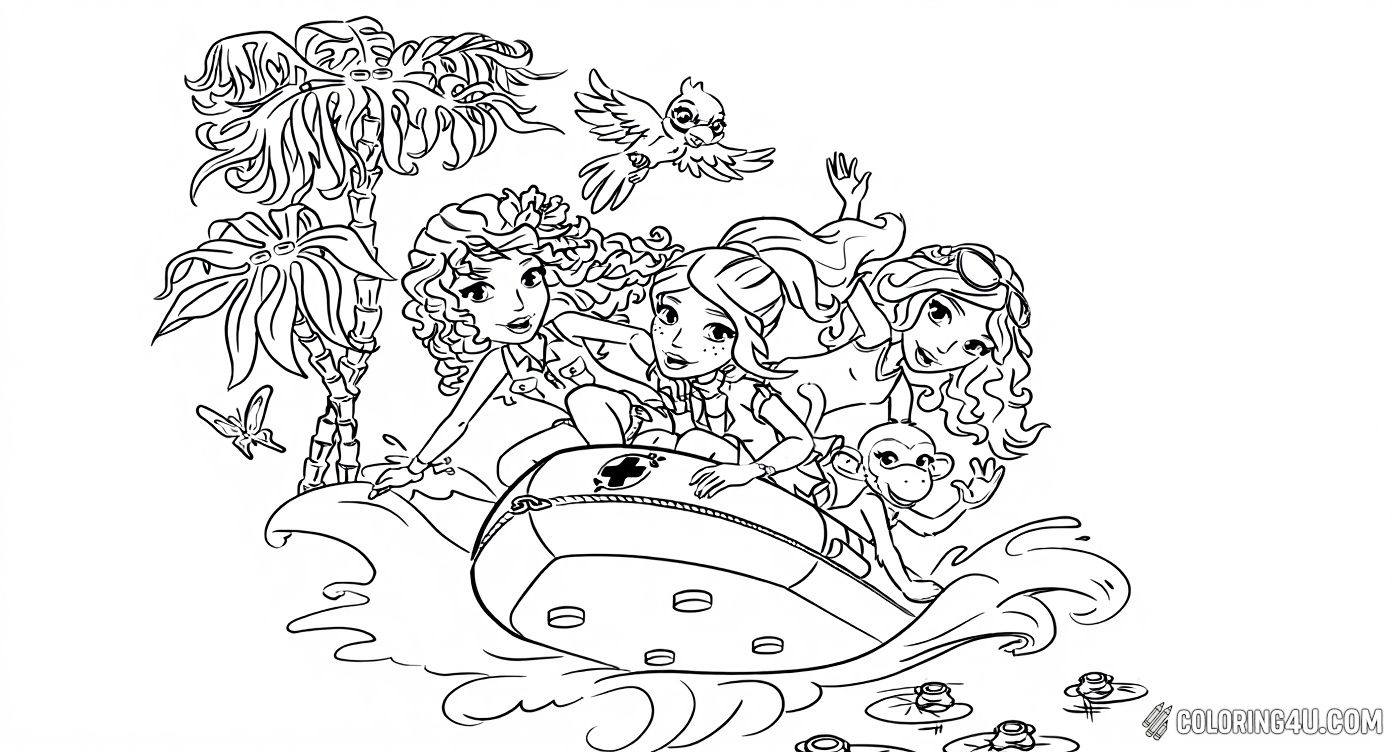Lego Friends Jungle Raft Adventure