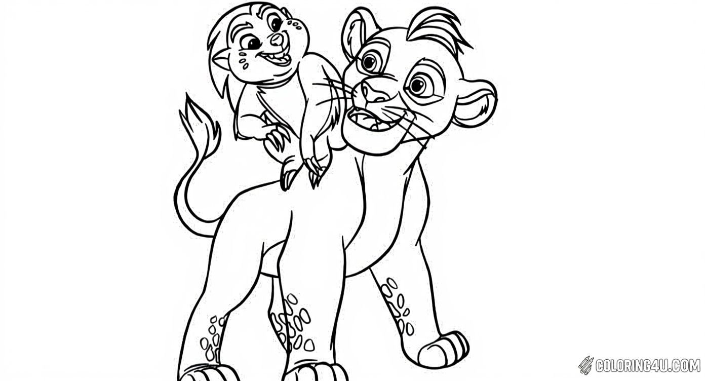 Bunga Standing Tall With Kion Lion Guard