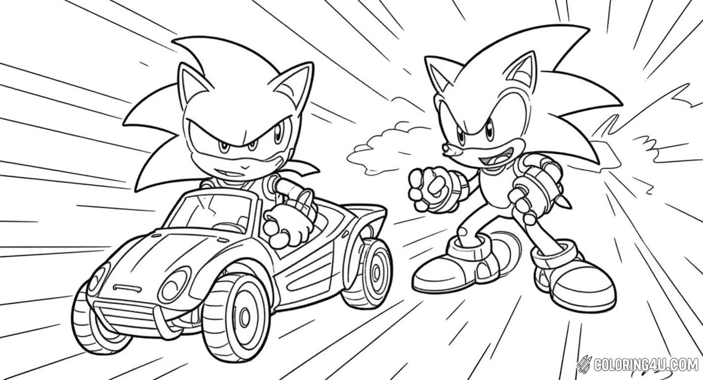 Metal Sonic Ready To Race Intense Standoff