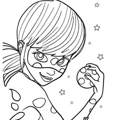 Printable coloring page of Thumb from the Miraculous Ladybug category.