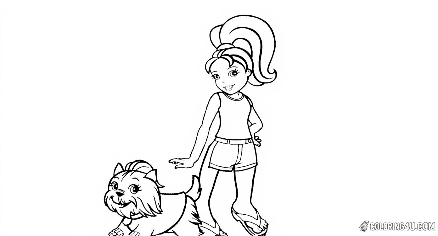 Polly Pocket And Pet Dog