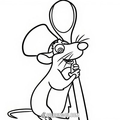 Printable coloring page of Thumb from the Ratatouille category.