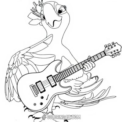 Printable coloring page of Thumb from the Rio category.