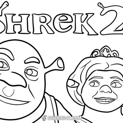 Printable coloring page of Thumb from the Shrek category.