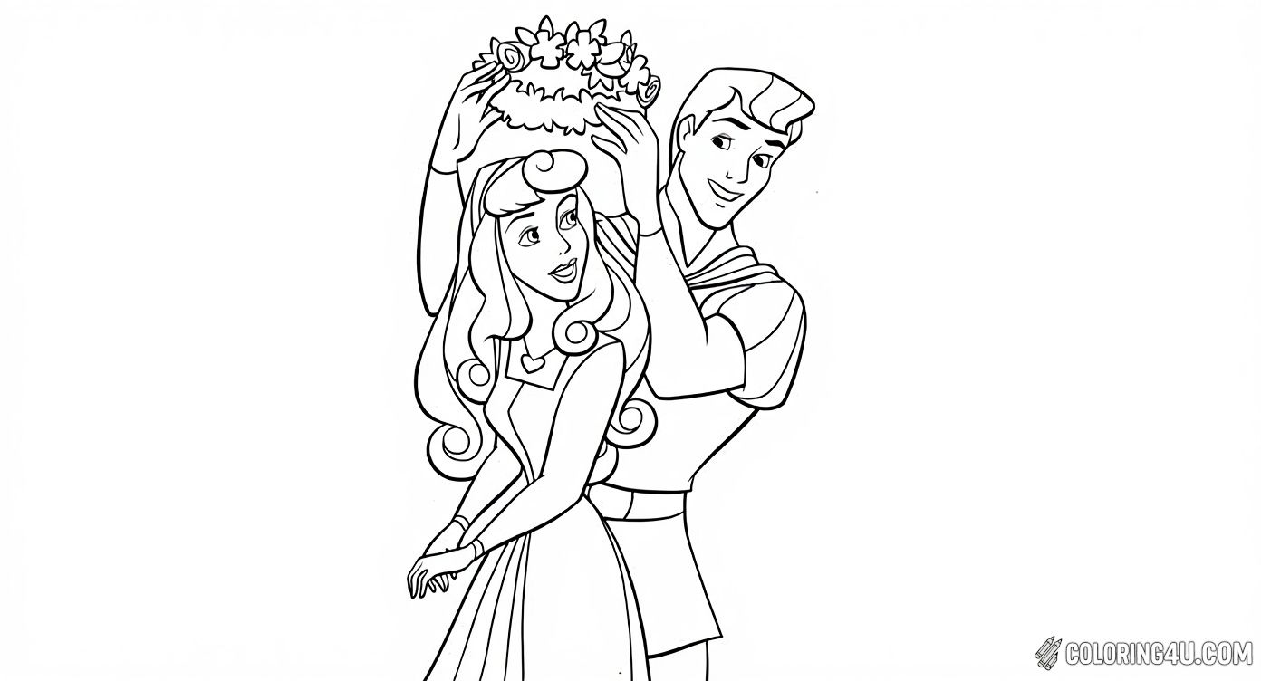 Sleeping Beauty Prince Crowning Princess