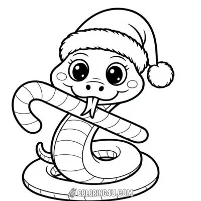 Printable coloring page of Thumb from the Snake category.