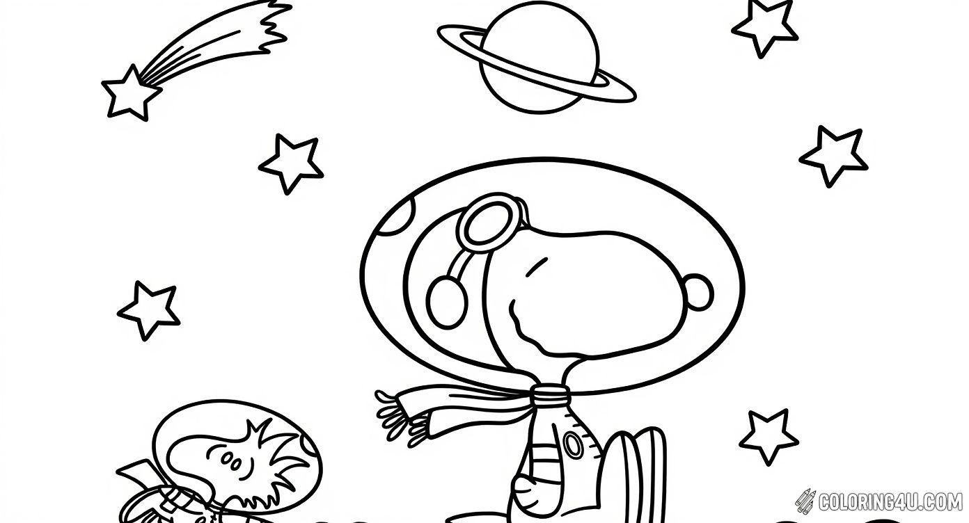 Snoopy And Woodstock Space Explorers Adventure