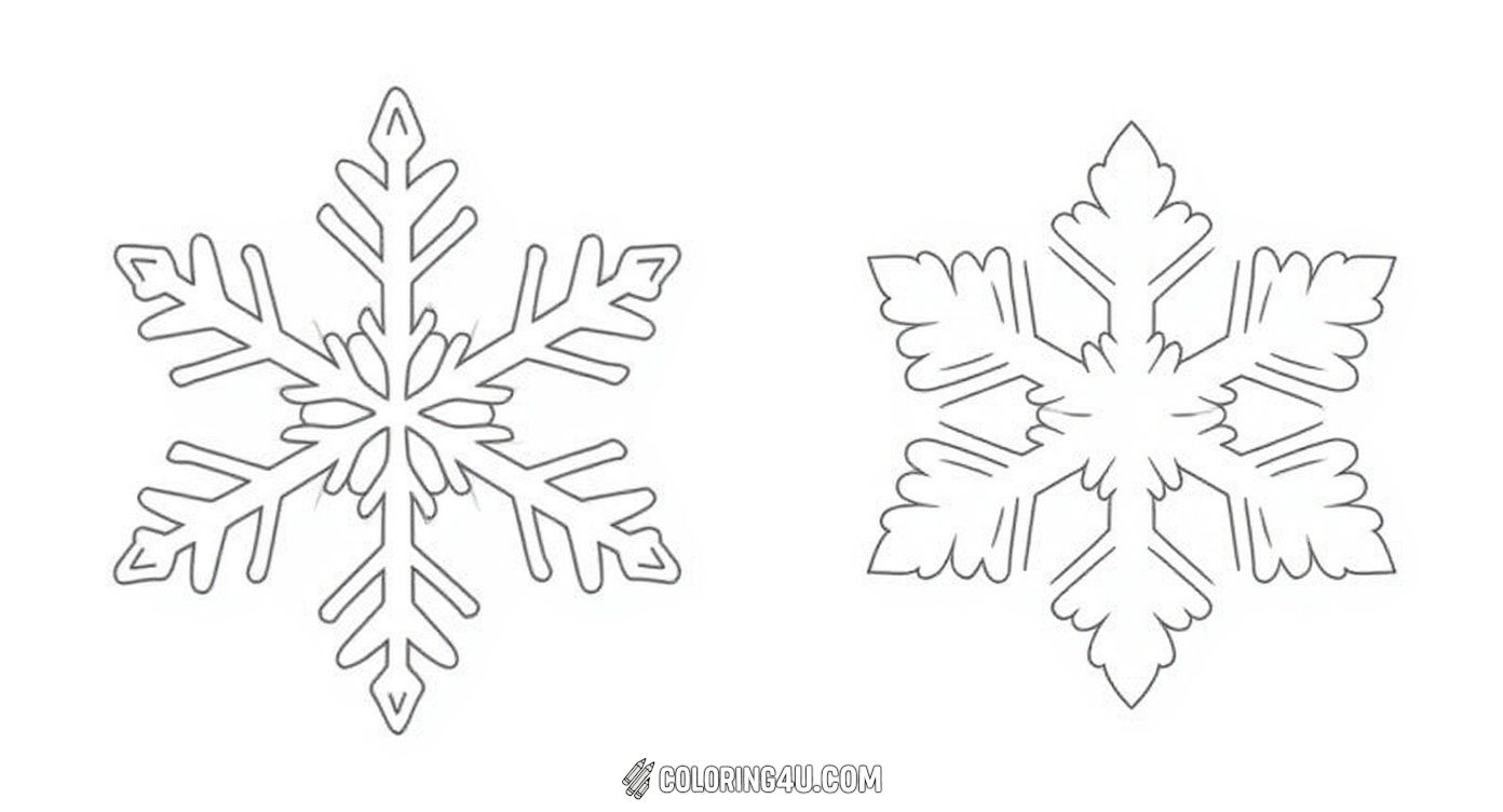 Dive into a magical winter world with this set of detailed snowflakes spread across two pages! Each snowflake features intricate patterns perfect for kids who love a coloring challenge, encouraging creativity and fine motor skills as they bring these frosty wonders to life.