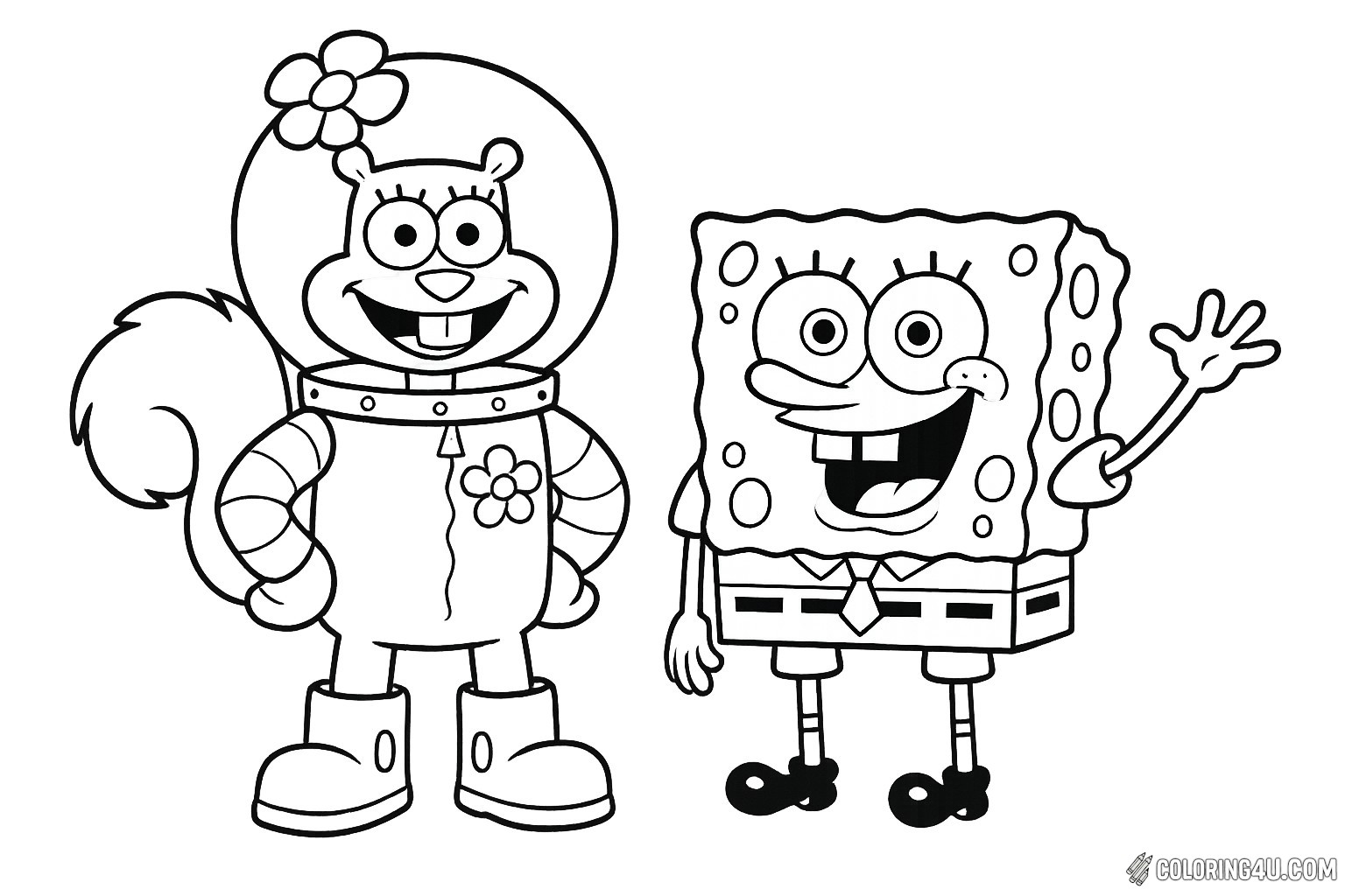 Spongebob Sandy Cheeks In Bikini Bottom Park