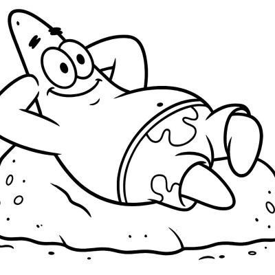 Printable coloring page of Thumb from the Spongebob Squarepants category.