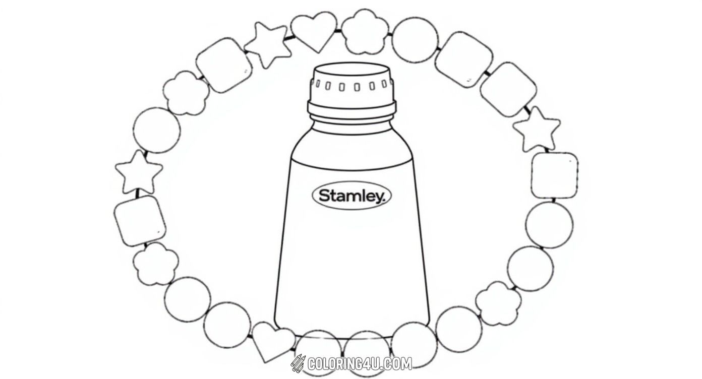 Kids can design a special friendship bracelet on this coloring page by drawing bead designs that represent their birthday month, family, favorite animal, hobbies, and more. This activity encourages creativity and personal expression while helping kids think about what they love and value.
