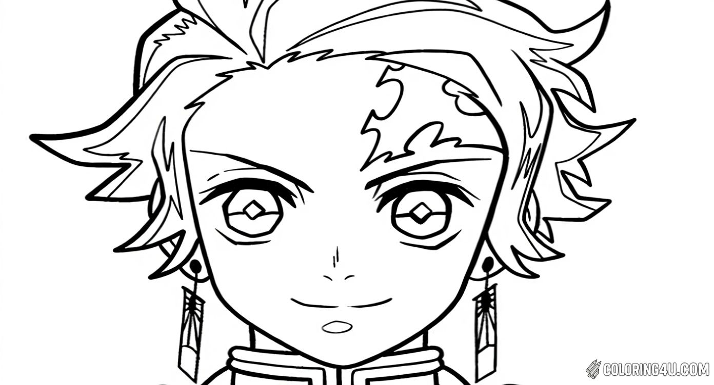 Tanjiro Kamado Confident Close Up