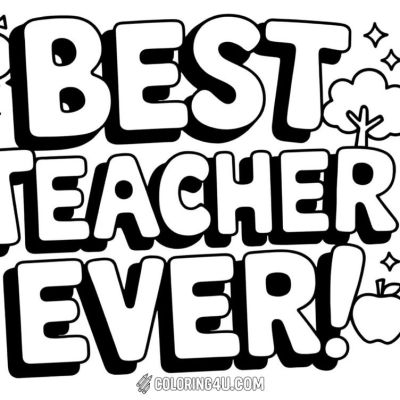 Printable coloring page of Thumb from the Teacher category.