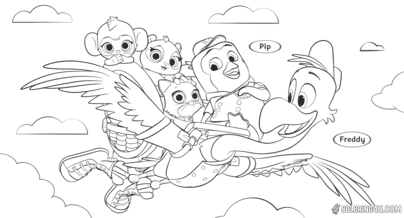 Tots Freddy Pip Flying Adventure