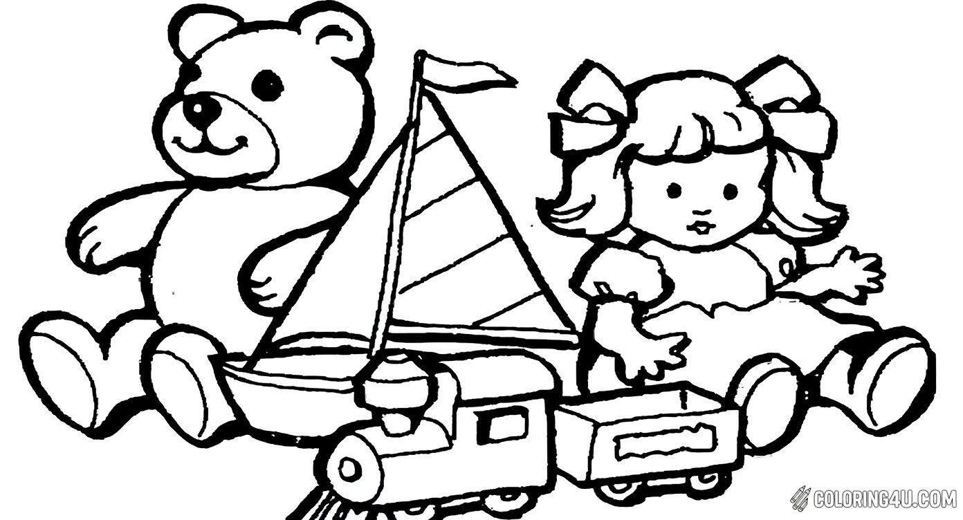 Classic Toys Teddy Doll Boat Train