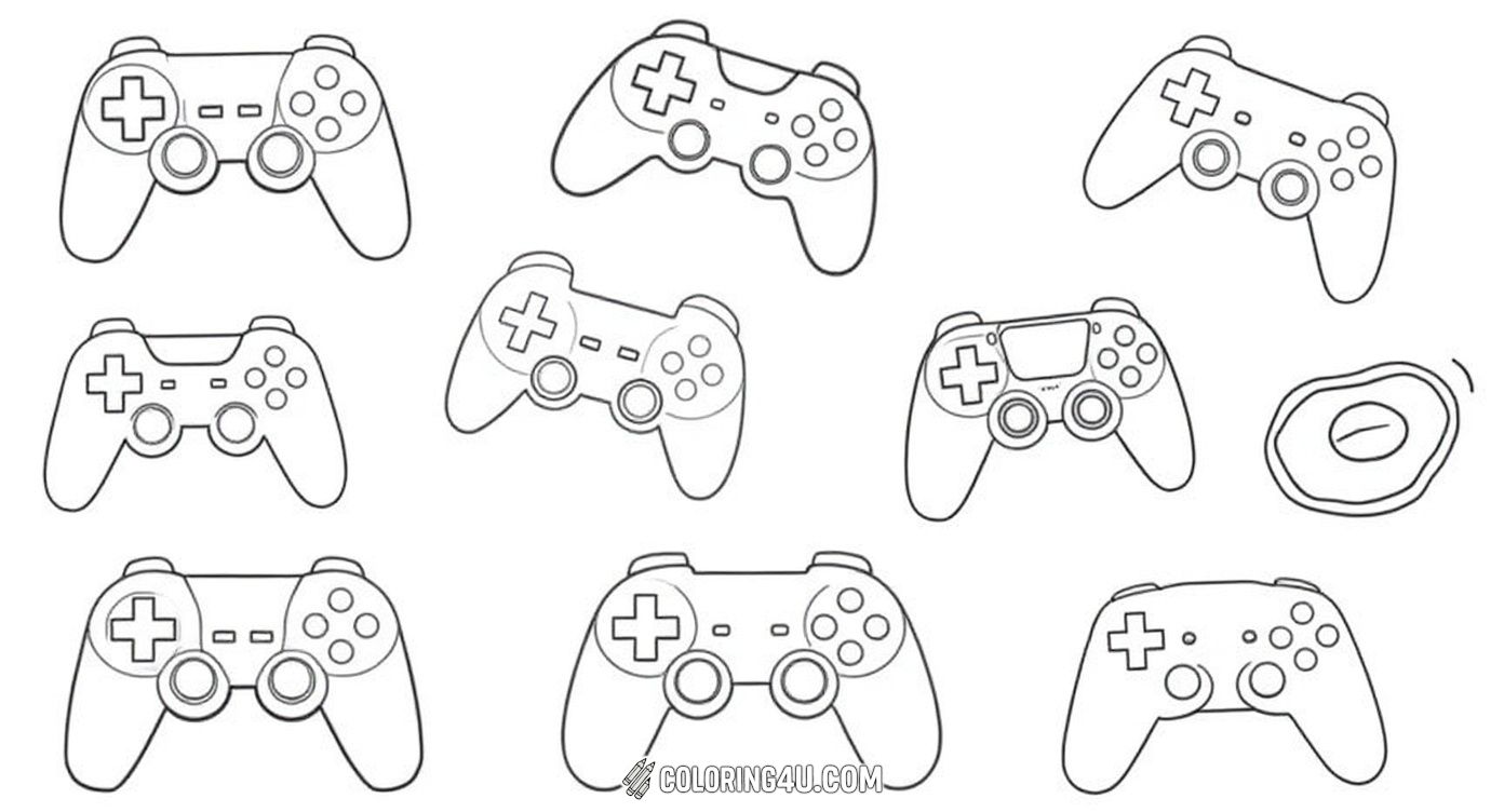 Get ready to explore the world of gaming with this fun coloring sheet featuring a variety of video game controllers! From classic to modern designs, kids can color in all their favorite gaming gadgets while learning about different styles of controllers. It’s an exciting way to celebrate the joy of video games through art!