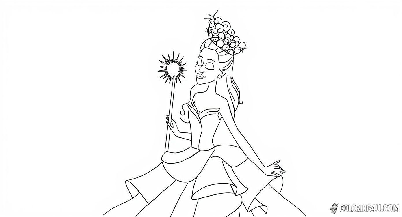 Glinda The Good Witch Coloring Page