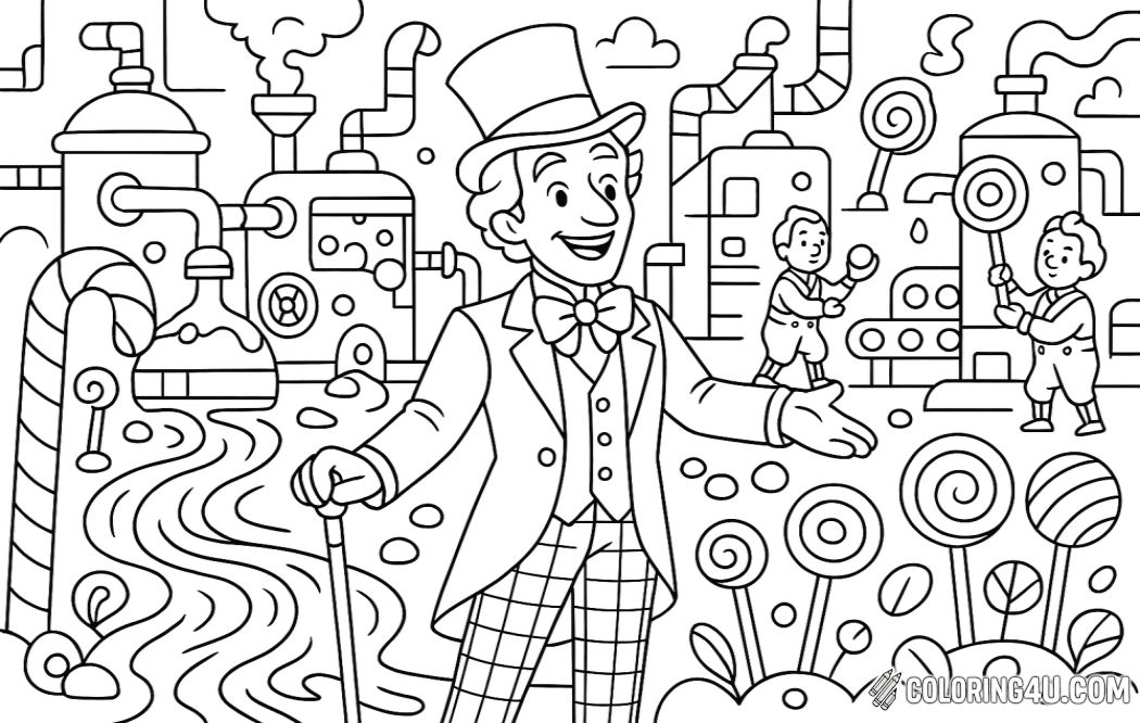 Willy Wonka In Chocolate Factory