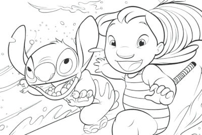 Lilo and Stitch Coloring Pages