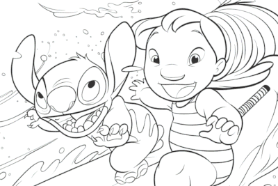 Lilo and Stitch Coloring Pages