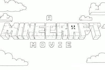 Minecraft Movie Coloring Pages