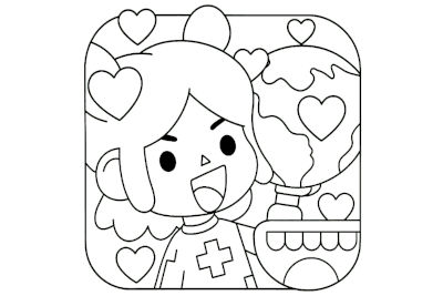 Toca Life World Coloring Pages